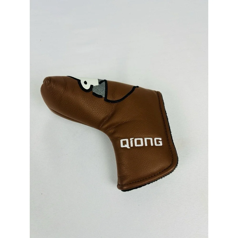 Qiong Golf Putter Cover Q Brown